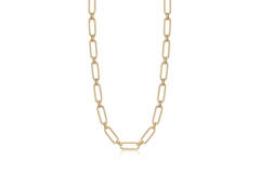  Link Up - Colliers maillons - Argent / GP 14 carats - 46-50 cm